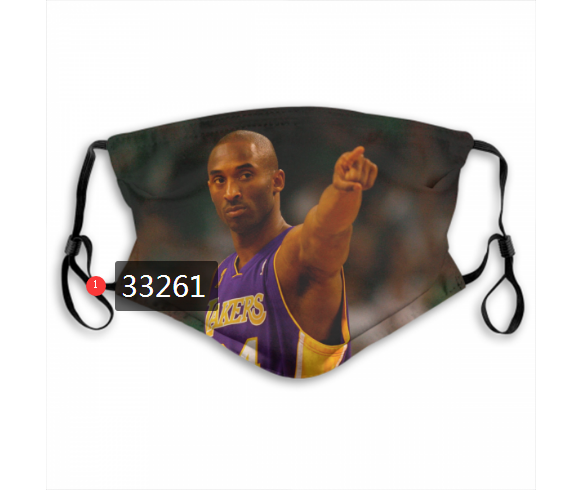 2021 NBA Los Angeles Lakers #24 kobe bryant 33261 Dust mask with filter